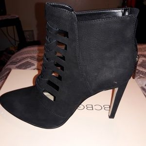 BCBGeneration black suede heels